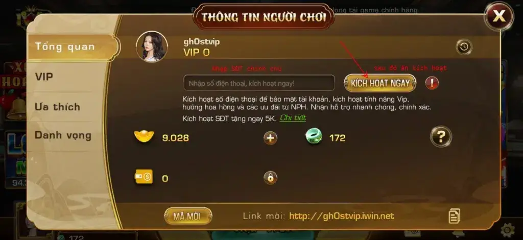 Đăng ký IWIN Đăng ký tài khoản IWIN