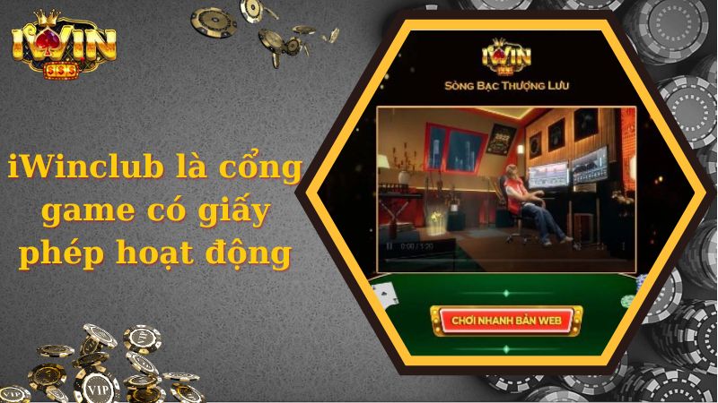 iWinclub là cổng game có giấy phép hoạt động