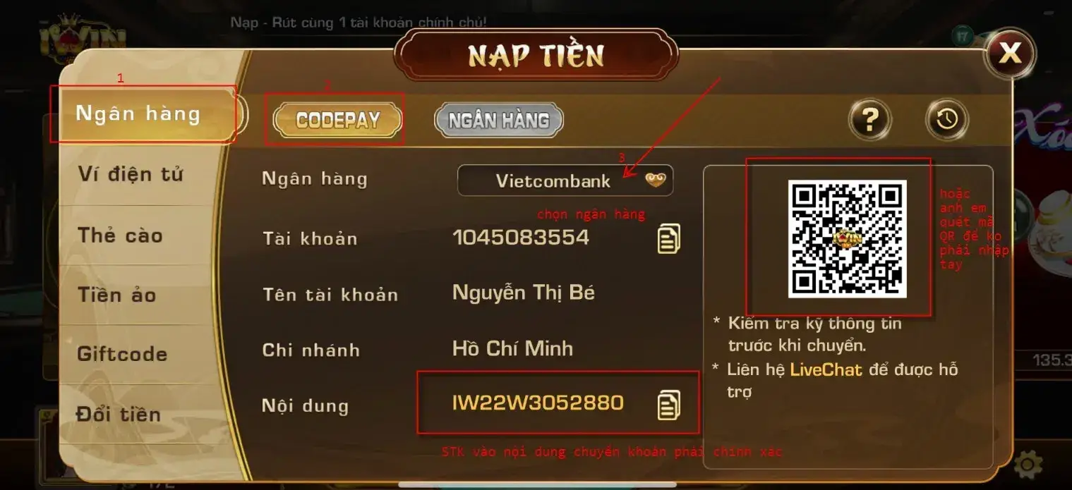 Nạp tiền vào Iwin bị chậm Nạp tiền vào Iwin bị chậm